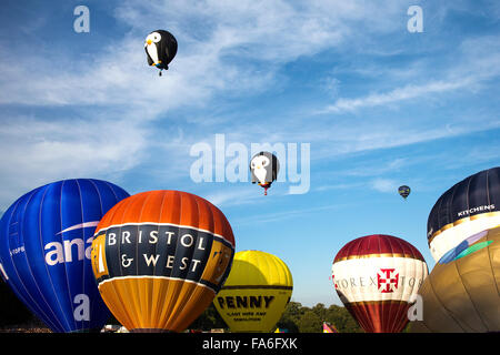 Bristol international hot air balloon fiesta 2015 Stock Photo