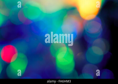 Artistic style Defocused abstract texture bokeh lights in the background for your design, vintage or retro color toned Stock Photo