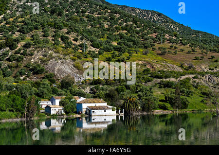 Zahara de la Sierra, El Gastor Reservoir Stock Photo - Alamy