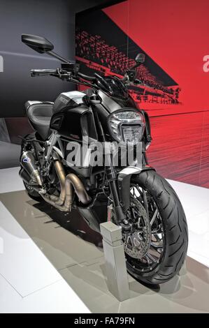 Motorbike Ducati Diavel Carbon Stock Photo