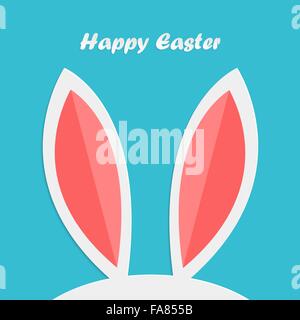 Abstract easter rabbit ears for your design Stock Vector