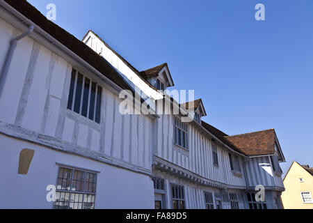 Lavenham Guildhall, Suffolk. The building dates from 1529 and was originally the hall of the Guild of Corpus Christi. Stock Photo