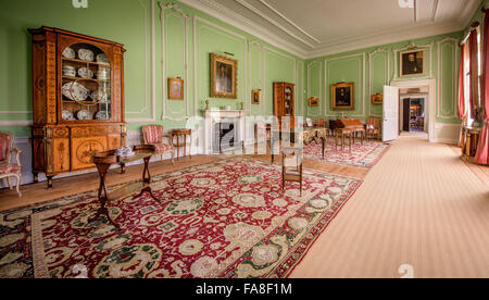 Interior at Firle Place near Lewes East Sussex home of Viscount Gage family. Stock Photo