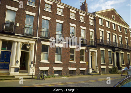 The terrace of houses including The Hardmans' House, Rodney Street, Liverpool. Stock Photo