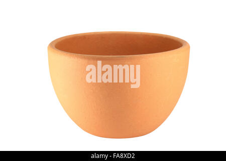 clay pot isolated on white Stock Photo - Alamy