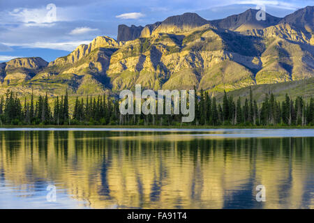 Talbot Lake at sunset, Jasper Natonal Park Stock Photo - Alamy