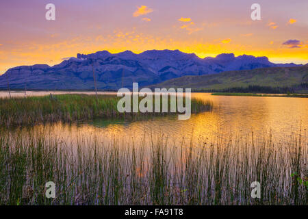 Talbot Lake at sunrise, Jasper Natonal Park Stock Photo - Alamy