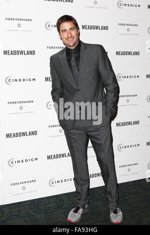 Luke Wilson attends the premiere of 'Meadowland' at Sunshine Landmark on October 11, 2015 in New York City. Stock Photo