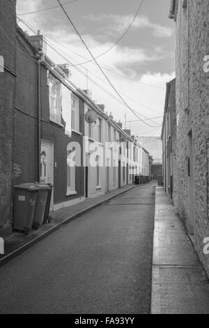 Cul-de-sac, dead end with houses Stock Photo