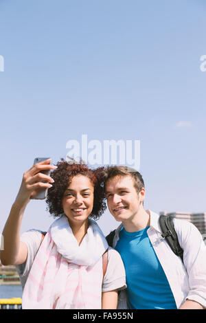 Multi-ethnic happy couple Stock Photo