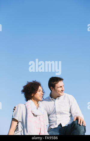 Multi-ethnic happy couple Stock Photo