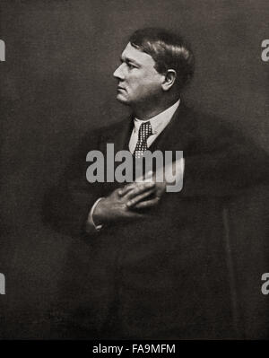 Alfred Charles William Harmsworth, 1st Viscount Northcliffe, 1865 – 1922.  British newspaper and publishing magnate. Owner of the Daily Mail and the Daily Mirror. Stock Photo