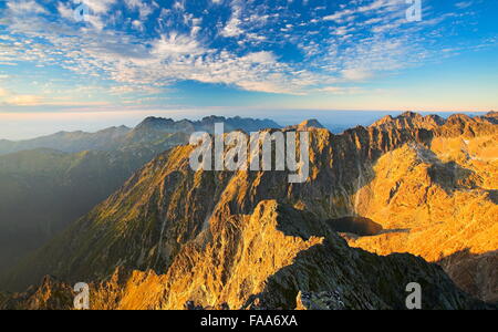 View at high Tatras from Krywan peak, Slovakia