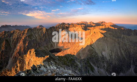 View at high Tatras from Krywan peak, Slovakia
