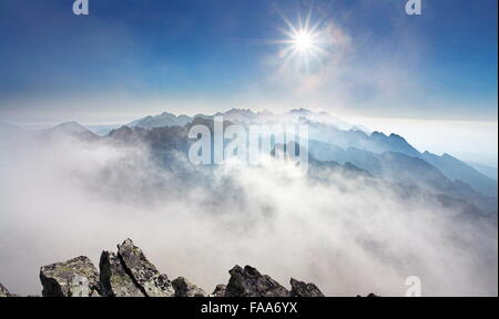 View from Krywan peak, Tatra Mountains, Slovakia