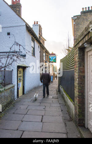 Exterior of 'The Dove' riverside pub Hammersmith, London Stock Photo