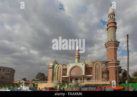 ETHIOPIA ADDIS ABABA DECEMBER 12, 2013. Muslim mosque in Ethiopia Addis Ababa December12, 2013. Stock Photo