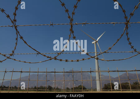 Gouda wind farm, Western Cape, South Africa. Stock Photo