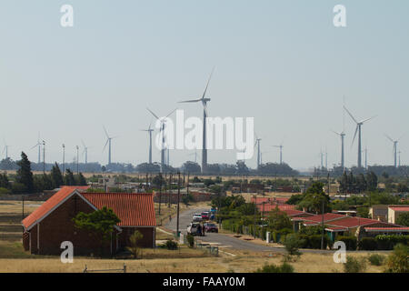 Gouda wind farm, Western Cape, South Africa. Stock Photo