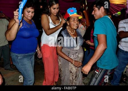 Birthday in PUERTO PIZARRO. Department of Tumbes .PERU Stock Photo