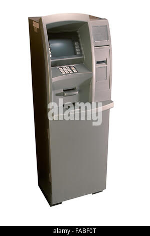 auto teller machine with clipping path Stock Photo