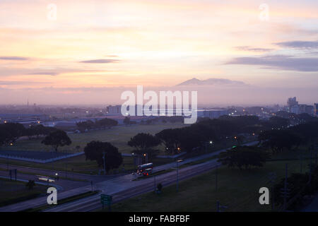 beautiful sunrise in angeles city Philippines Stock Photo