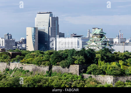 Osaka Castle, Chuo Ward, Osaka, Japan, Asia Stock Photo