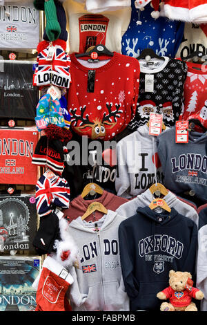 Christmas and I Love London Jumpers and Sweetshirts Stock Photo