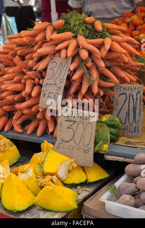 Fruit and vegetable market in Santiago de Chile, Chile, South America Stock Photo
