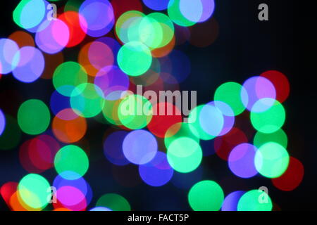 Abstract, Christmas lights. Stock Photo
