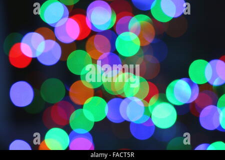 Abstract, Christmas lights. Stock Photo
