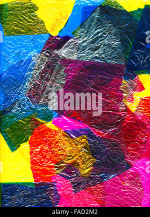 Abstract background from colorful pieces Stock Photo