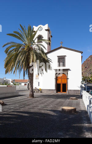 Church of Santa Maria Madalena, Madalena do Mar, Madeira Stock Photo
