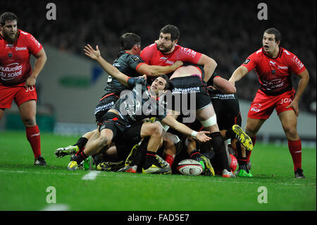 Toulouse, France. 27th Dec, 2015. Top 14 rugby Union. Toulouse versus Toulon. Sebastien Bezy (st) Credit:  Action Plus Sports/Alamy Live News Stock Photo