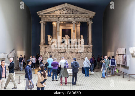 The Nereid Monument, British Museum, London, England, UK. Stock Photo
