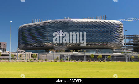 Building of the South Australian Health and Medical Research Institute, or SAHMRI, in Adelaide, South Australia. Stock Photo