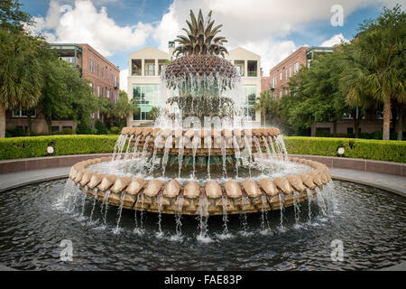 Water Fountain in Charleston South Carolina Stock Photo