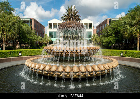 Water Fountain in Charleston South Carolina Stock Photo