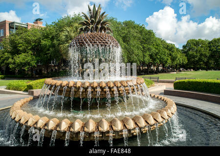 Water Fountain in Charleston South Carolina Stock Photo