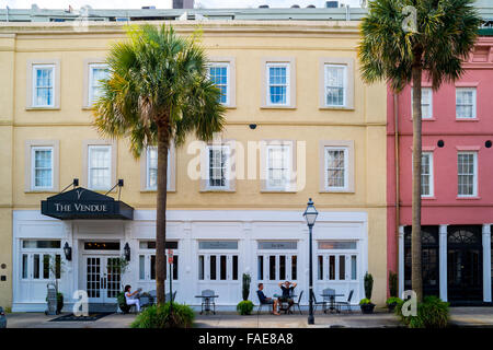 Street view in Charleston, South Carolina Stock Photo