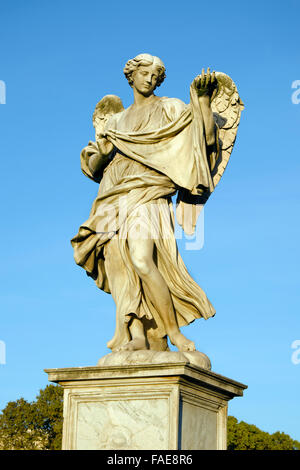 The Angel with the Sudarium (Veronica's Veil) Stock Photo
