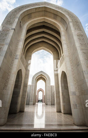 Grand Mosque, Sultan Qaboos, Muscat, Oman Stock Photo