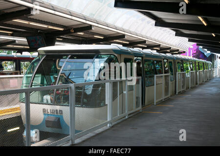 The Seattle Center Monorail. Stock Photo