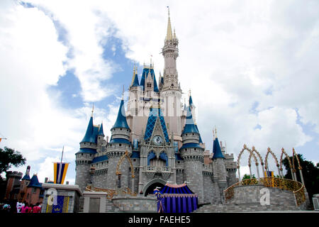Cinderella Castle in Disney's Magic Kingdom Stock Photo