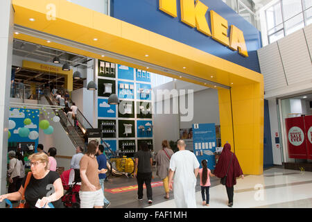 IKEA furniture store at Rhodes shopping centre in Sydney, New South Wales,Australia Stock Photo