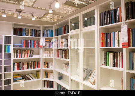 Billy bookcases on display at IKEA furniture store at Rhodes shopping centre in Sydney, New South Wales,Australia Stock Photo