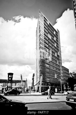 Modern architecture at Potsdamer Platz in Berlin Stock Photo