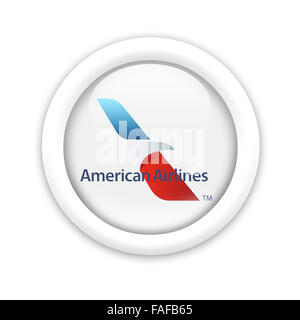 American Airlines logo logotype Stock Photo