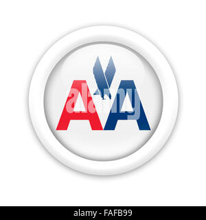 American Airlines logo logotype Stock Photo