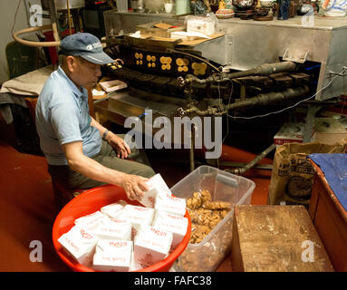 China Town,in San Francisco is the oldest and biggest in USA,origin of the fortune cookie!! Stock Photo